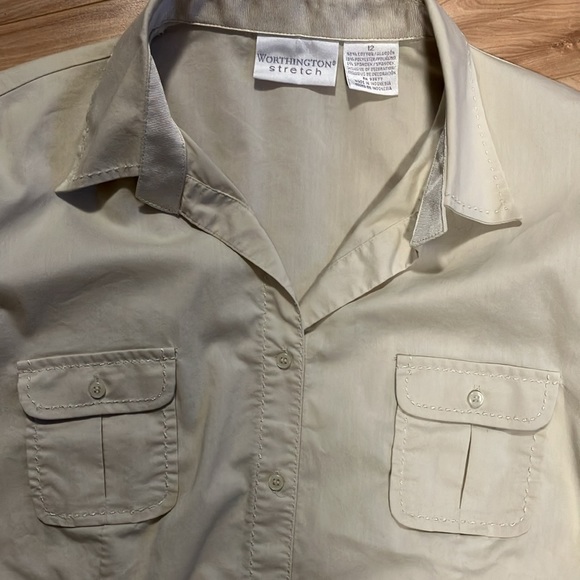 Worthington Stretch travel blouse - Picture 2 of 7